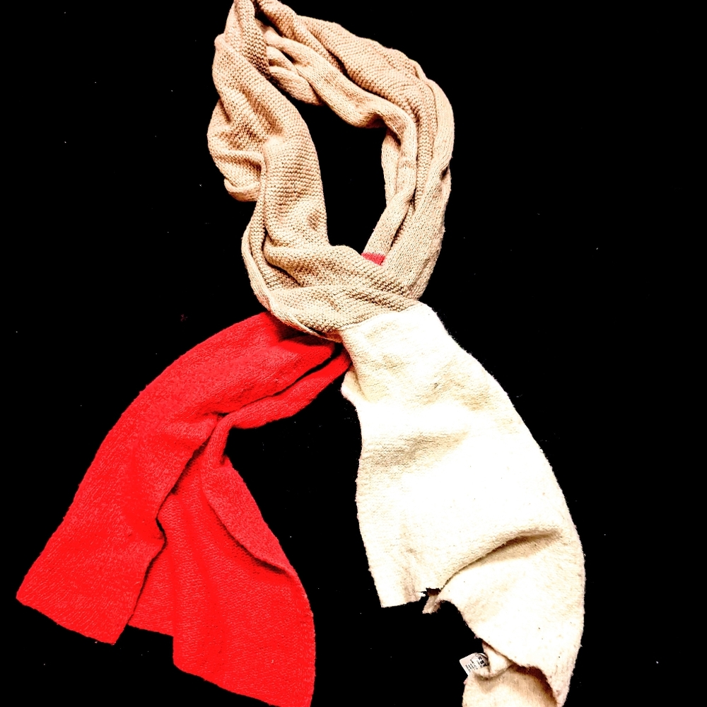 Pink, Cream, and White Scarf 💗